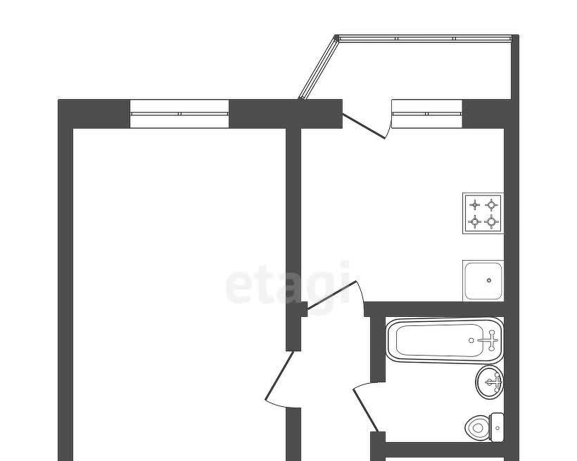 квартира г Тамбов ул Оренбургская 31 фото 20