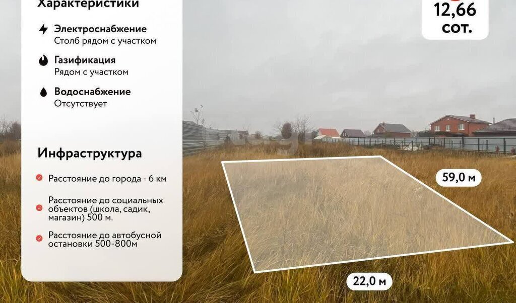 земля г Ульяновск с Лаишевка фото 1