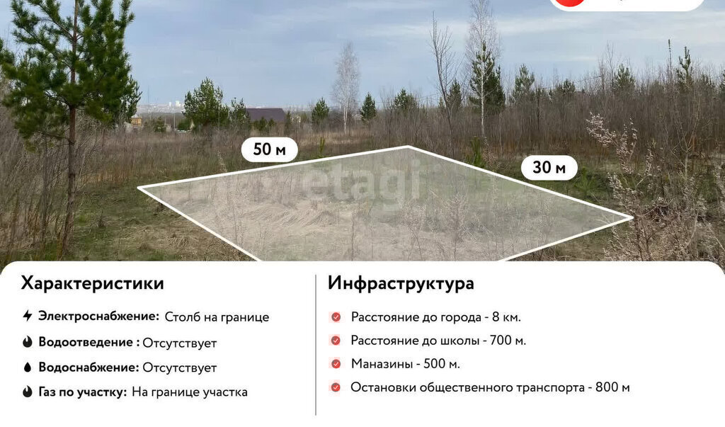 земля г Ульяновск с Карлинское фото 1