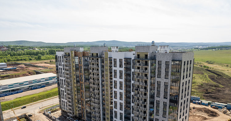 квартира г Красноярск ЖК «Западный» м-н, Строящийся жилой дом фото 8