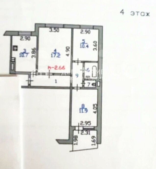 квартира г Иваново р-н Советский ул Шошина 13 фото 20