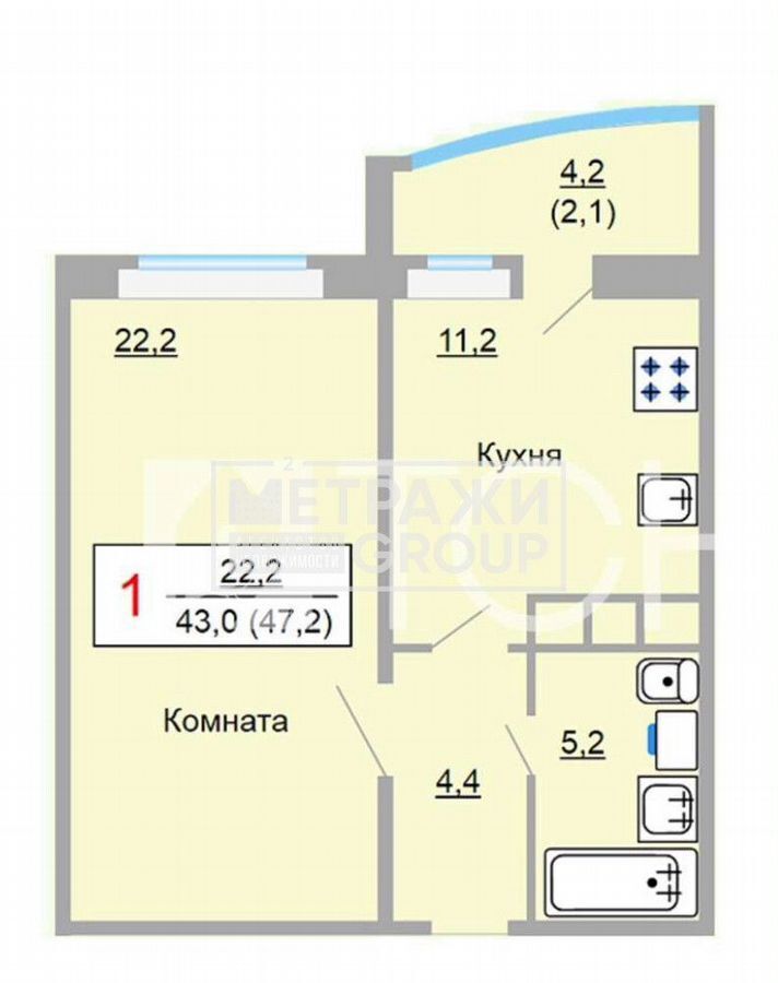 квартира г Королев ул Академика Легостаева 4к/3 фото 28