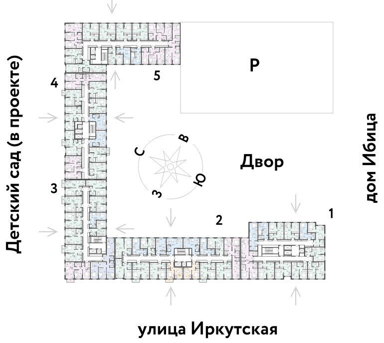 квартира г Тюмень ДОК ул Ярославская ЖК Остров-сад Калининский административный округ фото 2