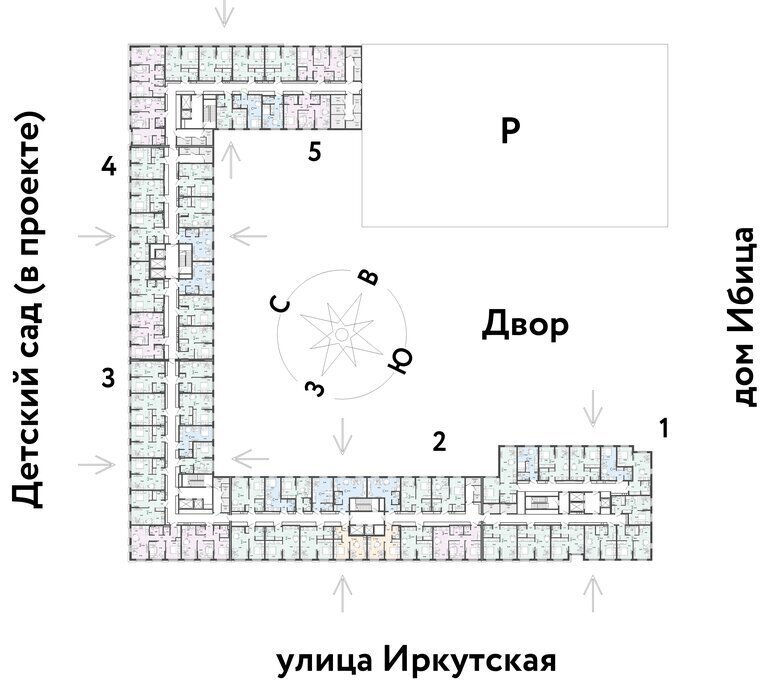 квартира г Тюмень ДОК ул Ярославская ЖК Остров-сад Калининский административный округ фото 2