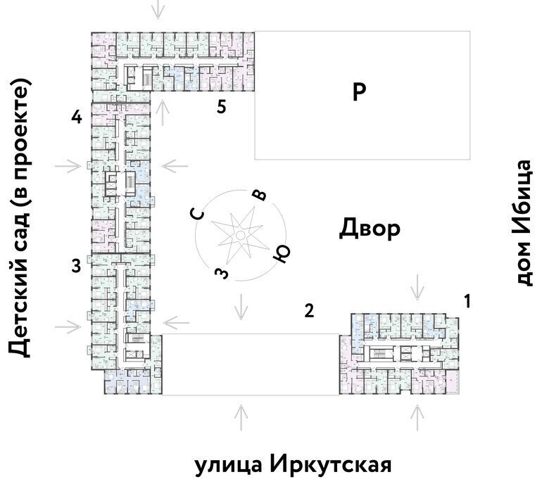 квартира г Тюмень ДОК ул Ярославская ЖК Остров-сад Калининский административный округ фото 2