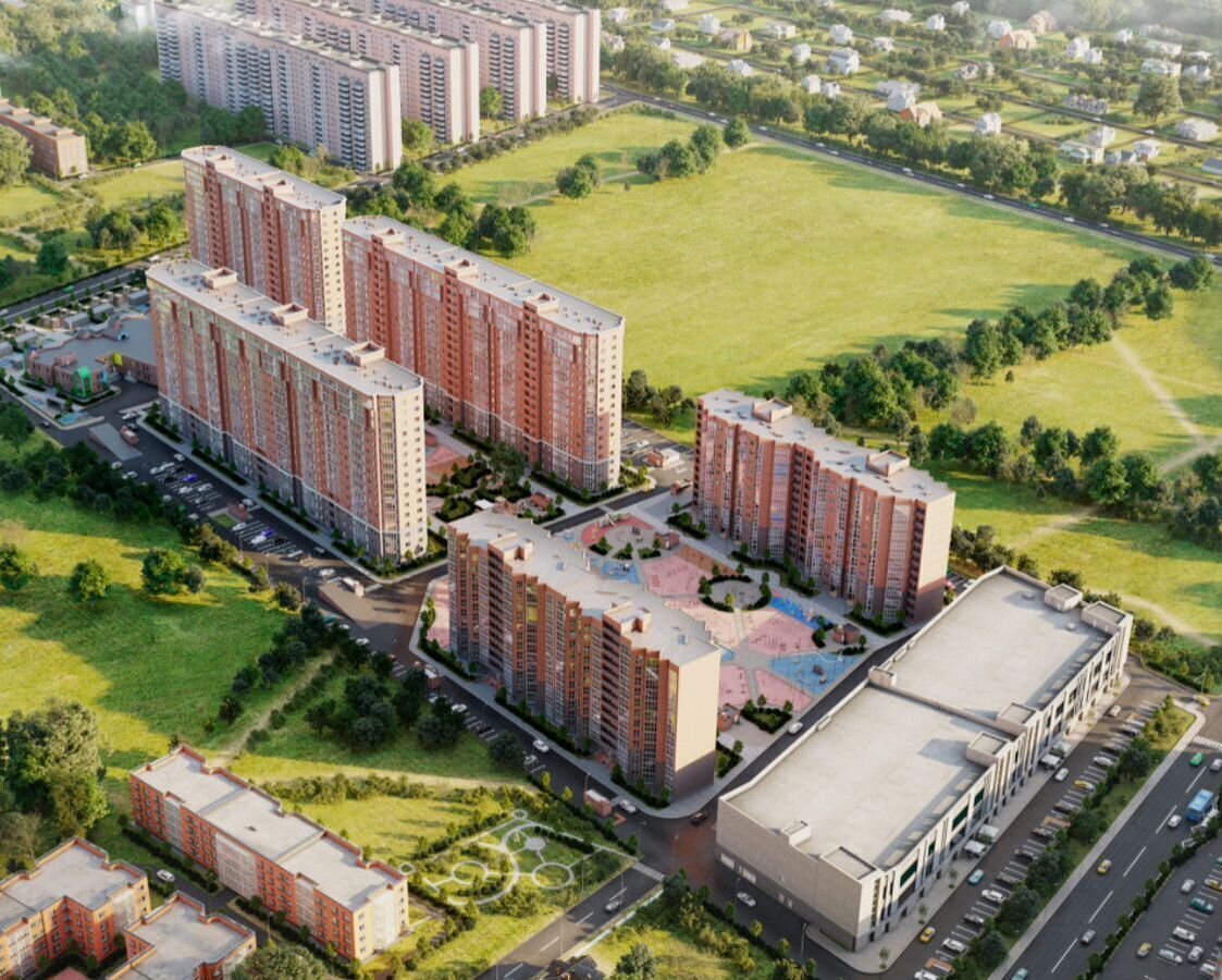 квартира г Краснодар р-н Прикубанский ул Ветеранов 85 ЖК «Сегодня» корп. 5 фото 2