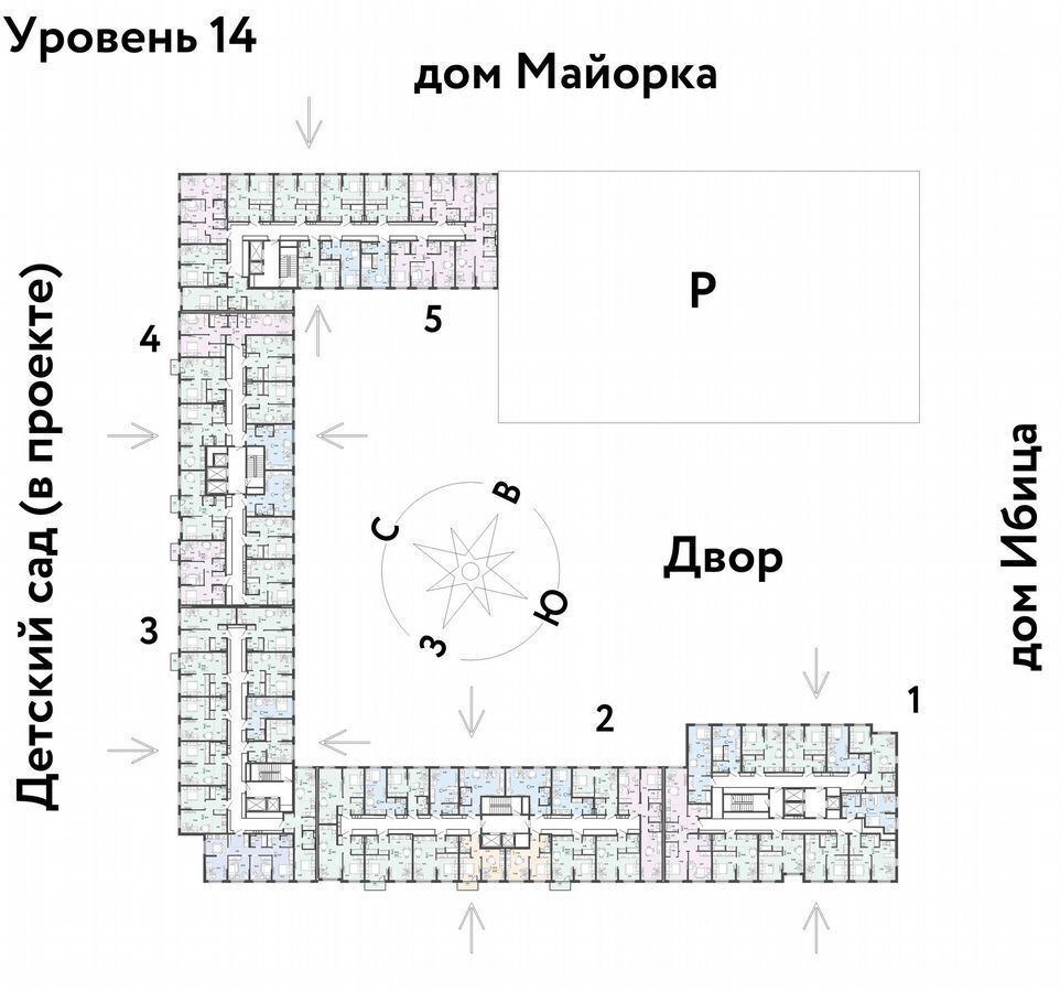 квартира г Тюмень р-н Калининский ул Иркутская 14 ЖК Остров-сад корп. 1 фото 3
