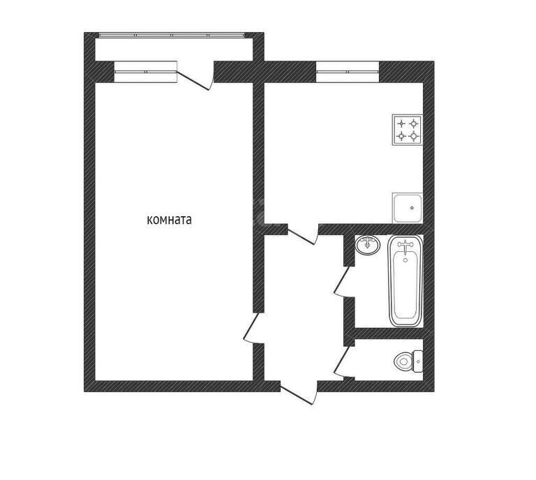 квартира г Курган мкр Тополя ул Сиреневая 18 фото 1