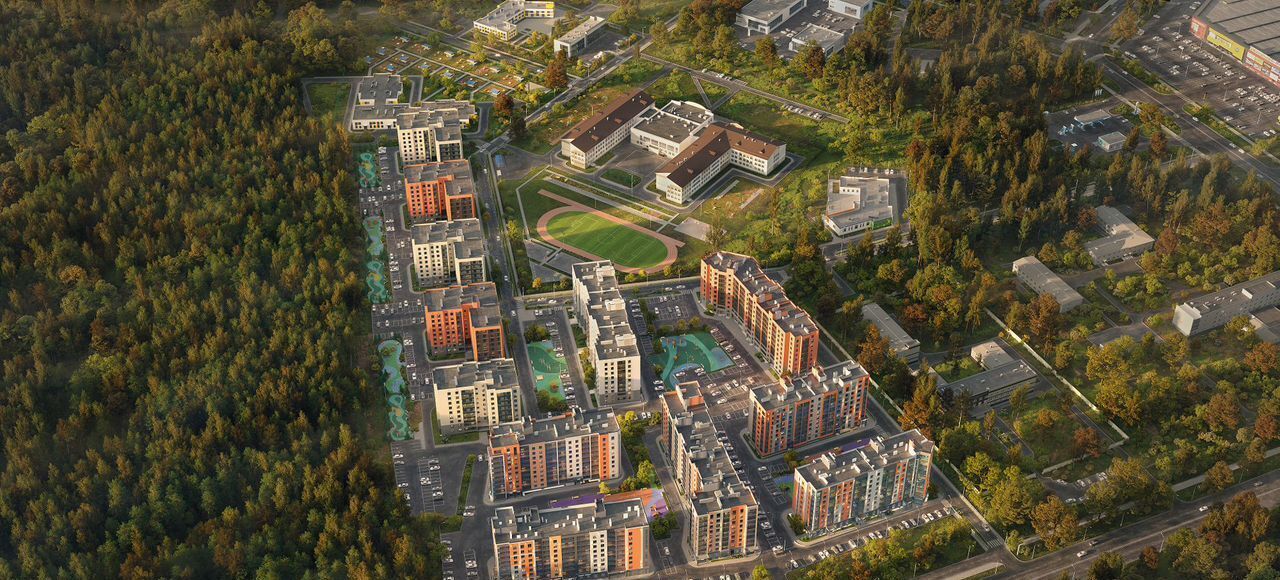 квартира г Кострома р-н Центральный ш Кинешемское ЖК «Лесной квартал» з/у 88 фото 26