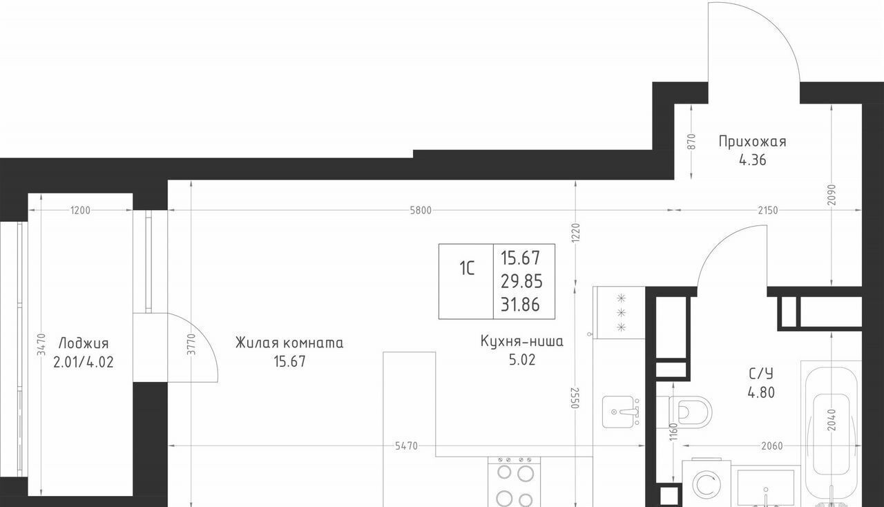 квартира г Казань р-н Советский ул Патриса Лумумбы 11 фото 2