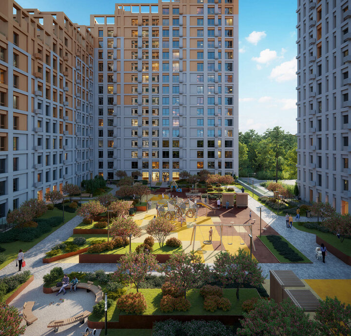 квартира г Уфа р-н Кировский ЖК «Terle park» жилой район Зелёная Роща, жилой комплекс Терле Парк фото 9