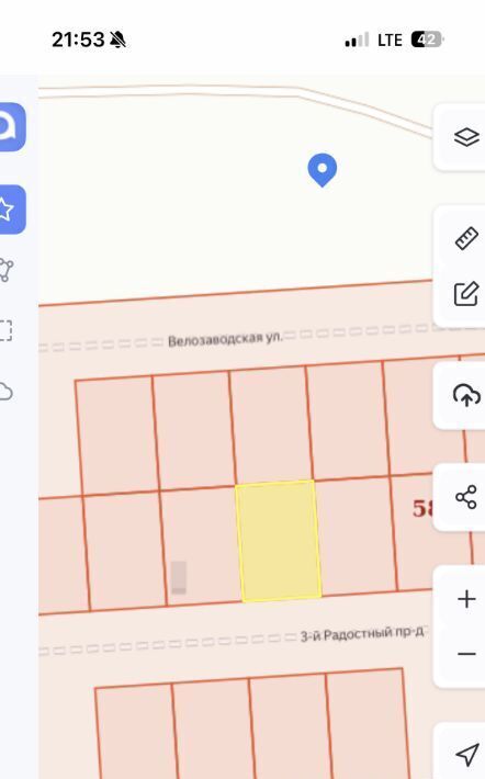 земля г Пенза р-н Октябрьский пр-д 3-й Радостный фото 1