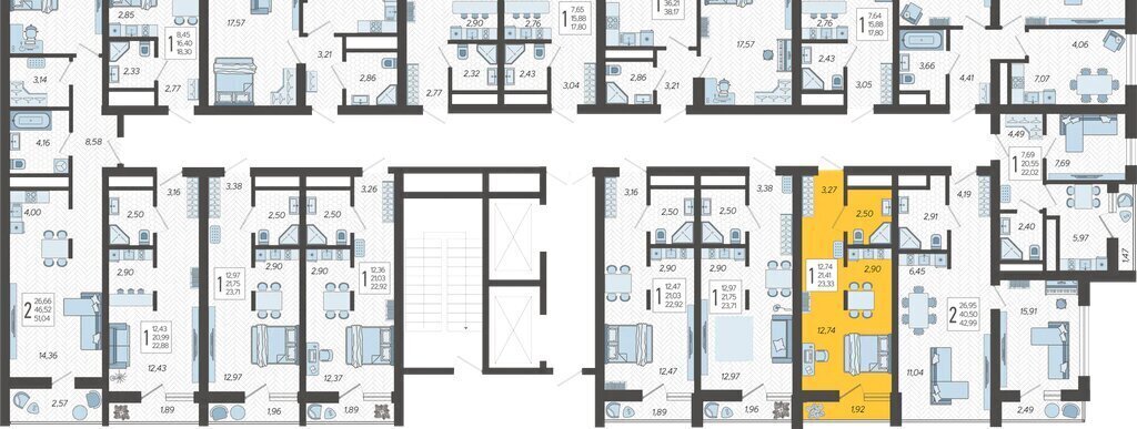 квартира г Сочи микрорайон Бытха Ясногорская улица, 16/2к 8 фото 2
