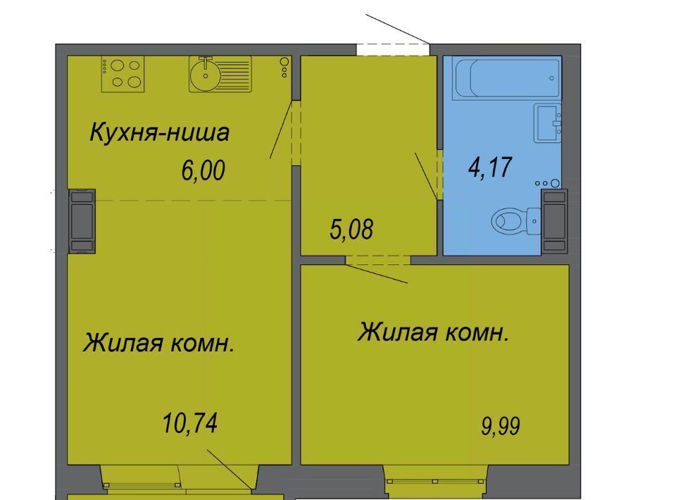 квартира г Хабаровск р-н Железнодорожный ул Совхозная 73/5 фото 1