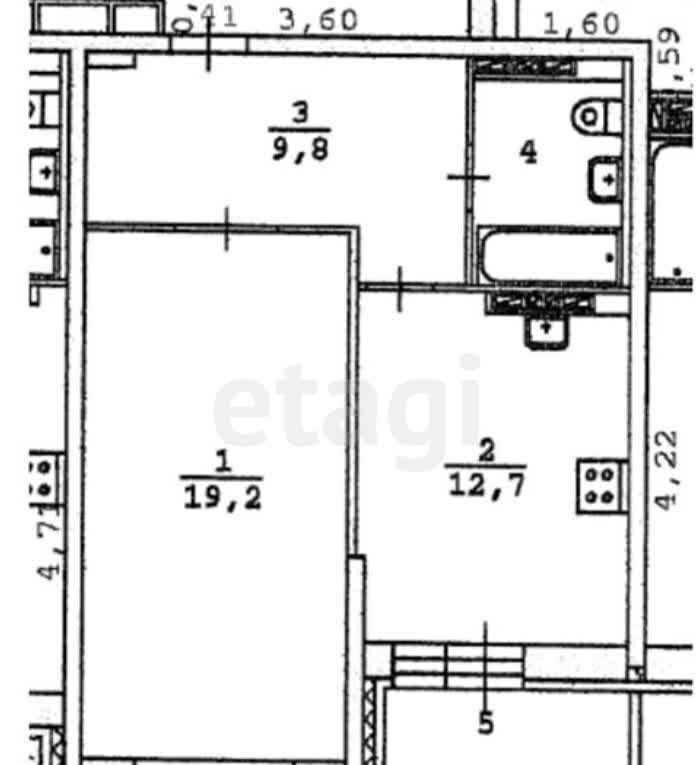 квартира г Екатеринбург р-н Чкаловский Чкаловская ул 8 Марта 188 фото 12