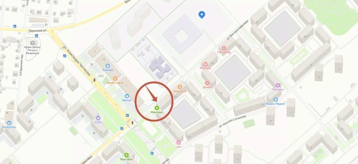 торговое помещение г Новосибирск р-н Кировский ул Виктора Шевелева 18 фото 2