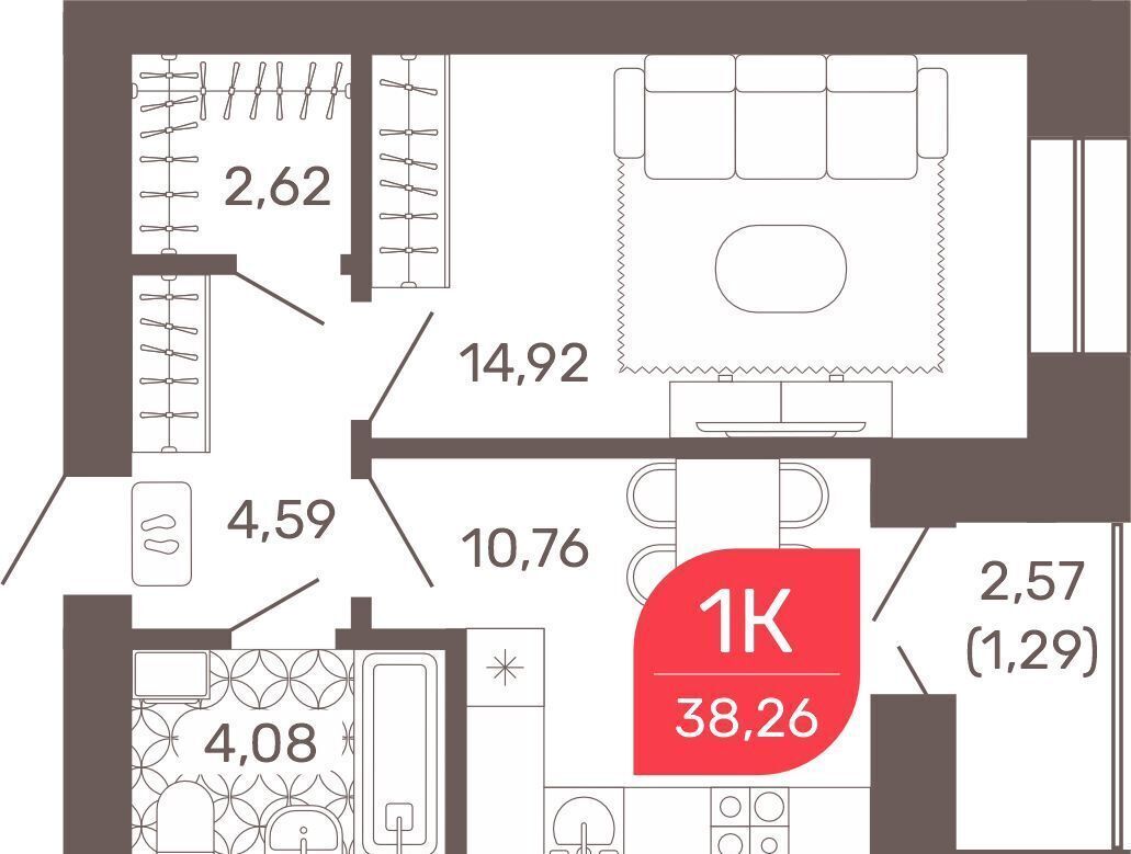 квартира г Чита р-н Железнодорожный мкр Романовский 32 фото 1