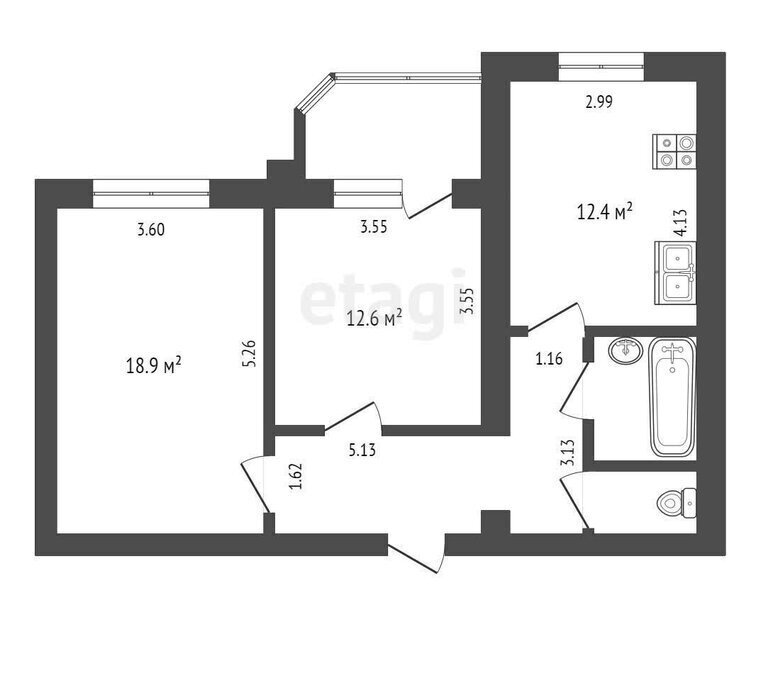 квартира г Коломна пр-кт Окский 3б фото 1