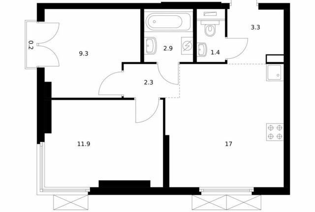 метро Бутырская ЖК Руставели 14 к 2. 5 фото