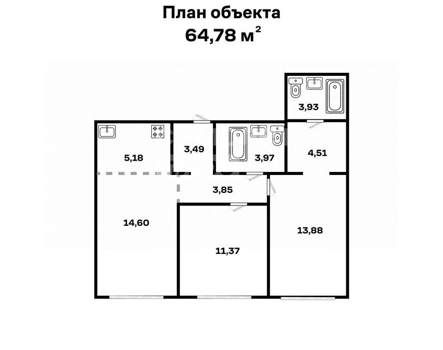 квартира г Екатеринбург р-н Орджоникидзевский Уралмаш ул Шефская 22а ЖК «Страна.Энтузиастов» фото 1