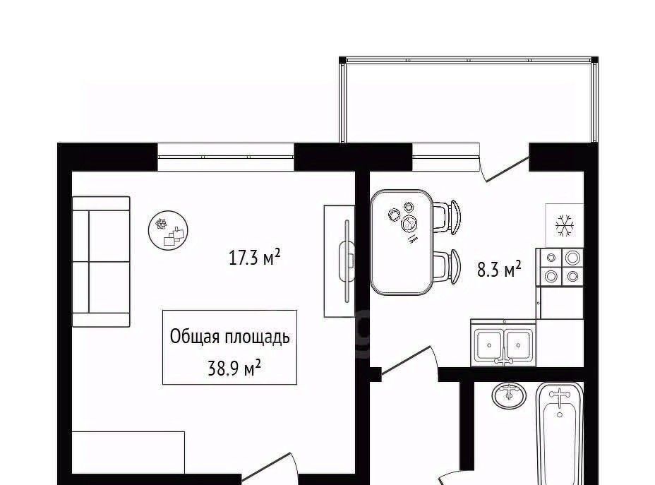 квартира г Новосибирск Октябрьская ул Шевченко 11 фото 1