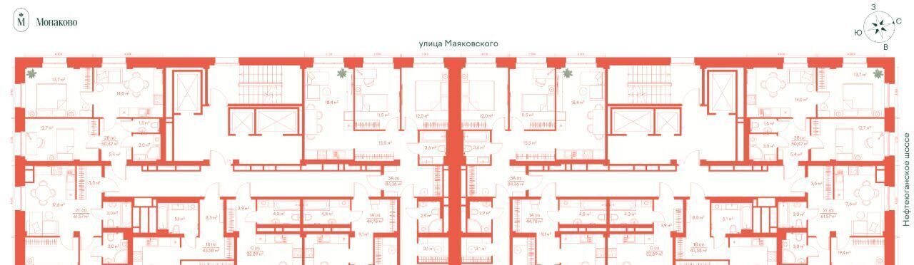 квартира г Сургут квартал 1А, 1А кв-л фото 2