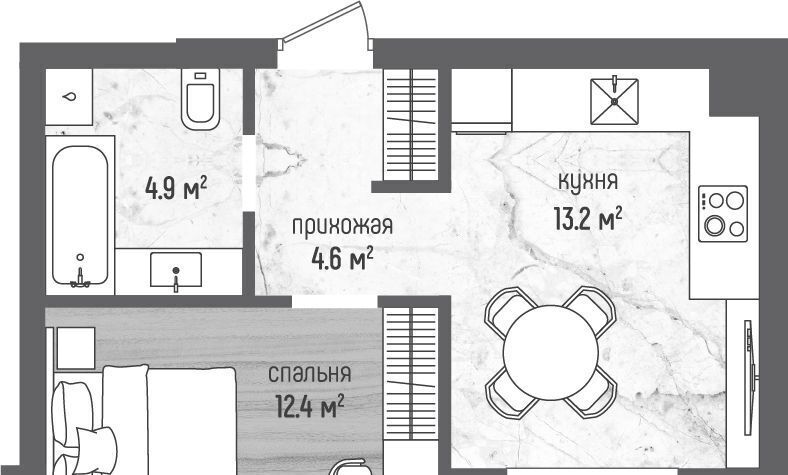 квартира р-н Светлогорский г Светлогорск фото 1