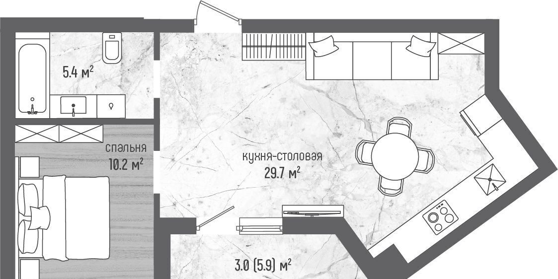 квартира р-н Светлогорский г Светлогорск фото 1