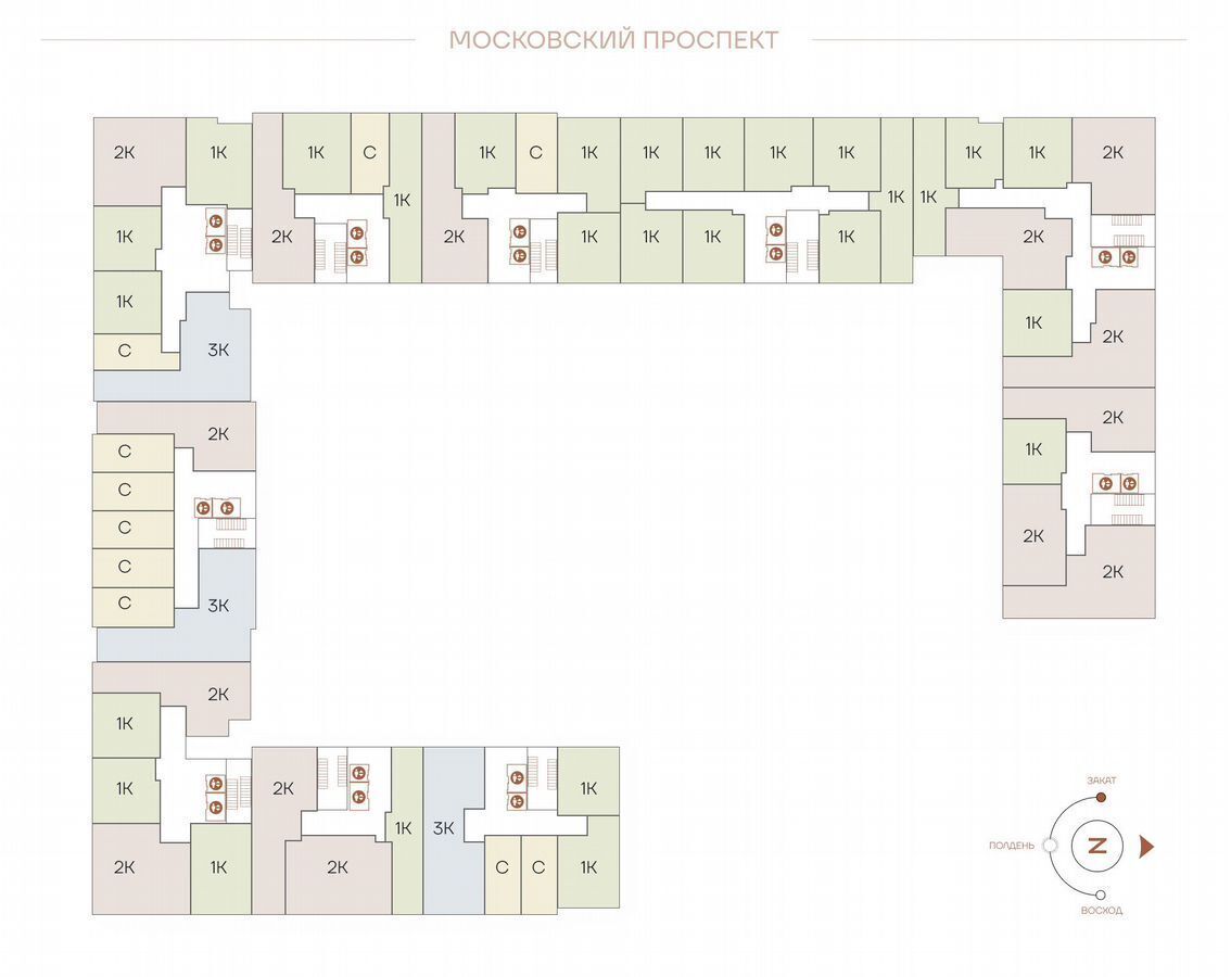 квартира г Санкт-Петербург метро Московские Ворота р-н Московская Застава ул Коли Томчака 21 ЖК «Знатный» фото 2