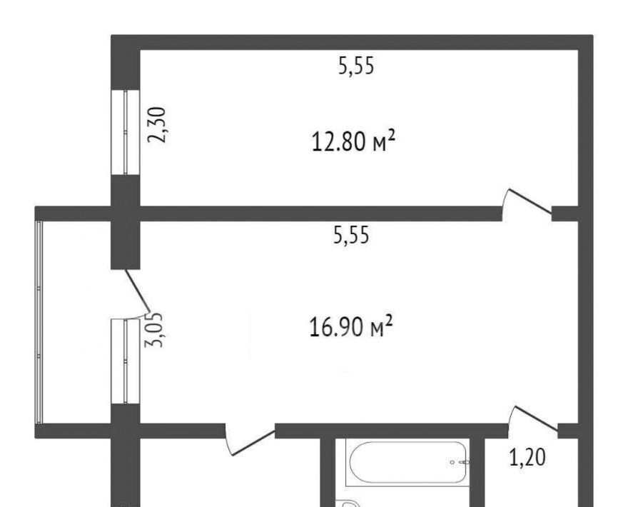 квартира г Ухта ул Крымская 3 фото 2