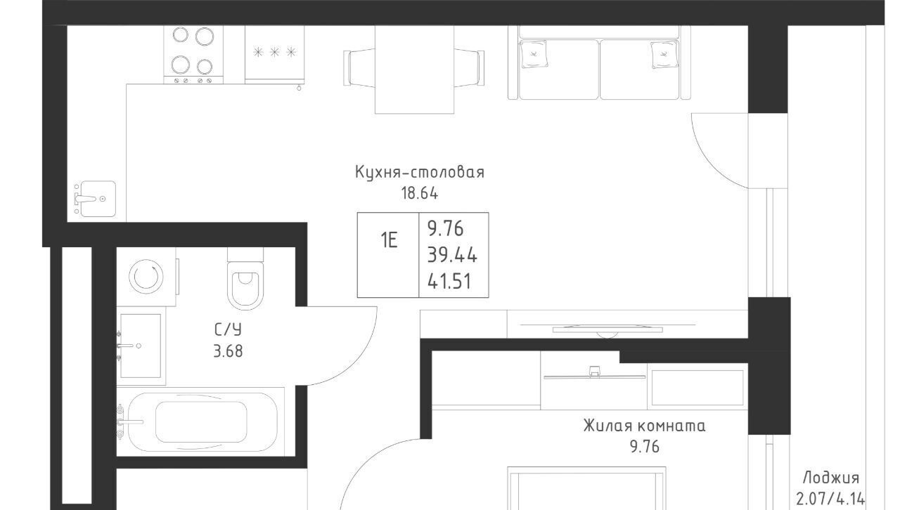 квартира г Казань метро Горки Седьмое Небо жилрайон фото 1