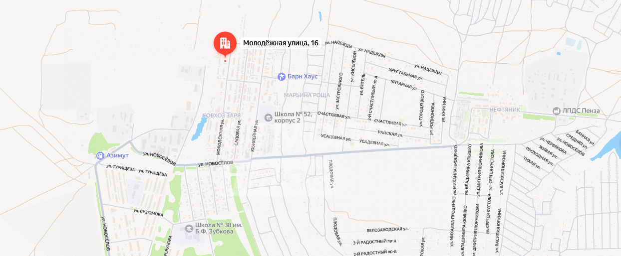 квартира г Пенза посёлок совхоза Заря снт Заря ул Молодежная 16 м-н фото 19