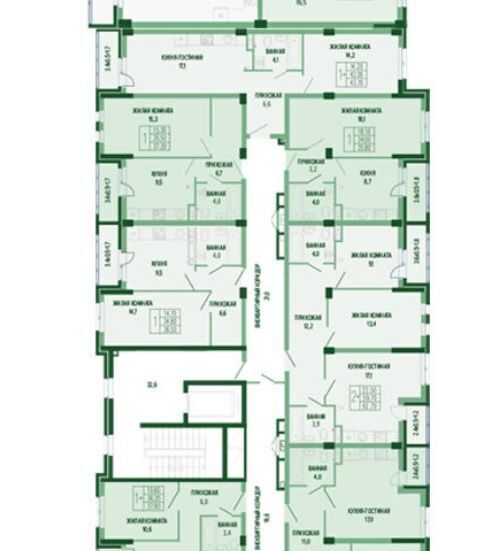 квартира г Краснодар р-н Прикубанский ул Круговая 4/1 фото 2