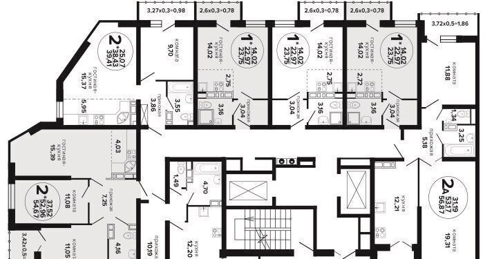 квартира г Краснодар р-н Прикубанский ул Российская 257/7 фото 2