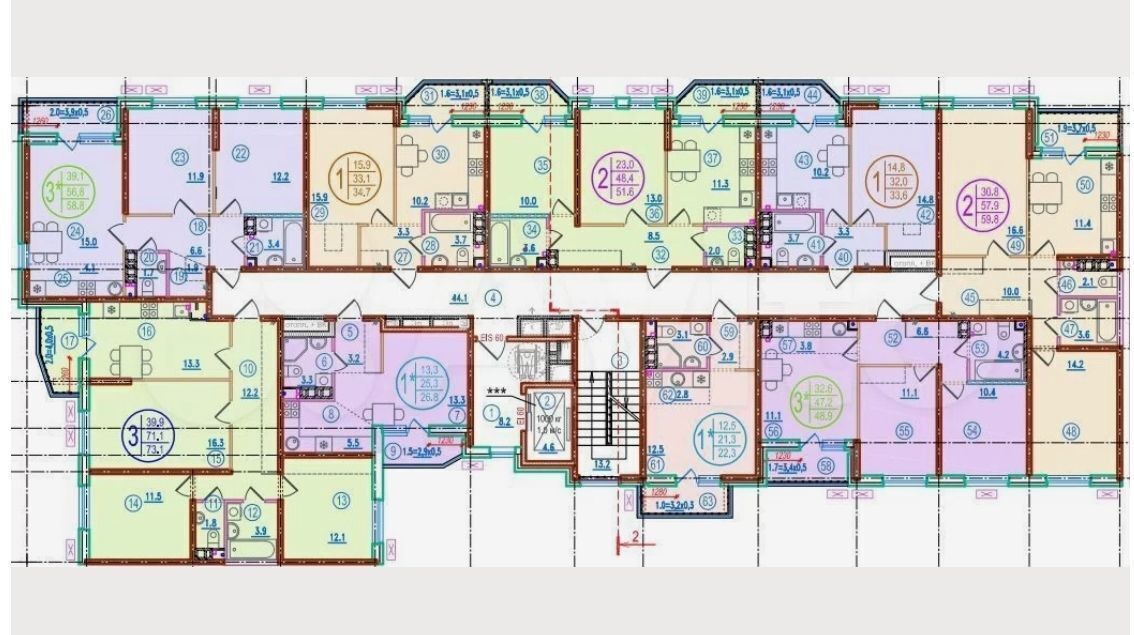 квартира г Краснодар р-н Прикубанский ул им. генерала Корнилова 14/1 ЖК Sport Village фото 24