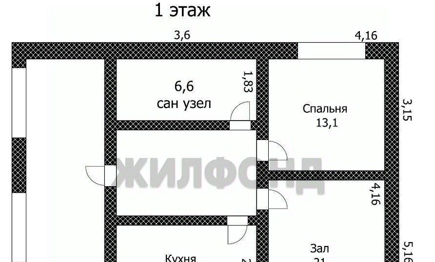 дом г Барнаул р-н Индустриальный ул Черничная фото 34