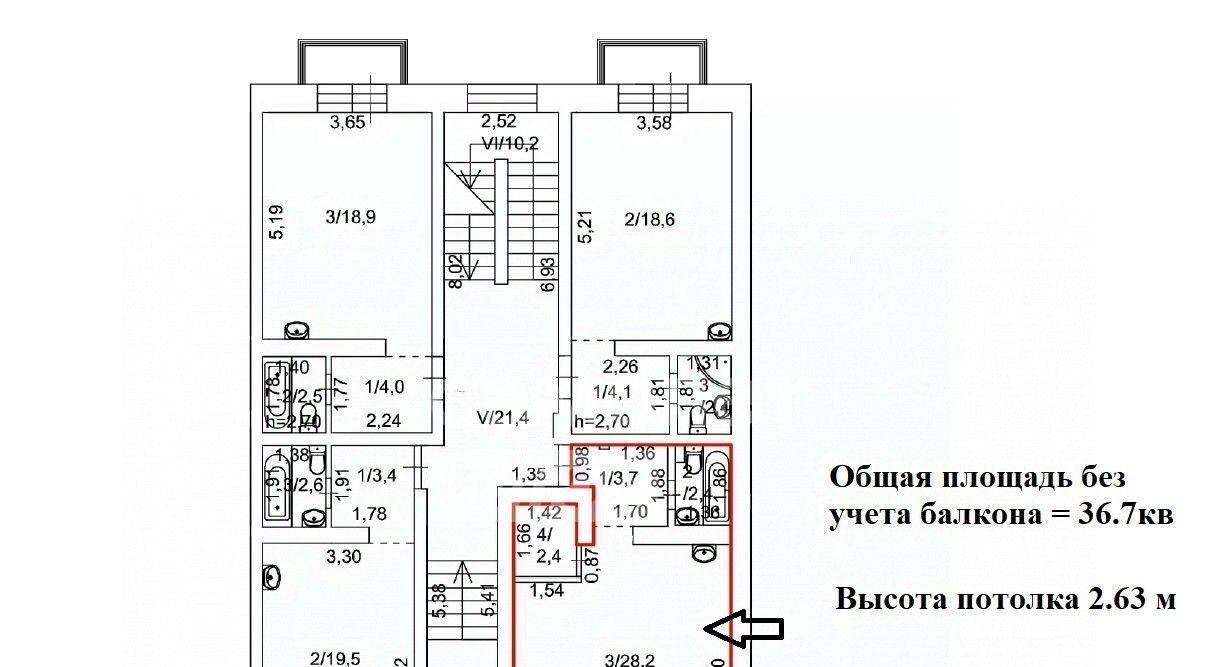 квартира г Пермь р-н Индустриальный ул Теплогорская 20 фото 2