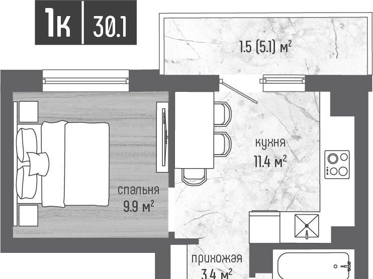 квартира р-н Светлогорский г Светлогорск фото 1