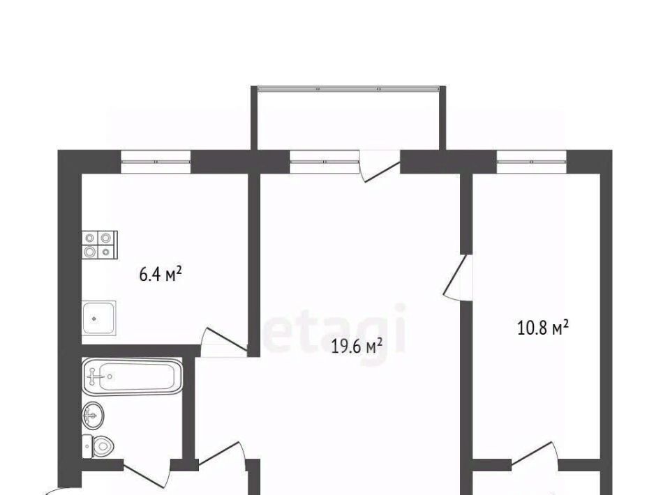квартира г Омск р-н Центральный ул 27-я Северная 88 фото 2