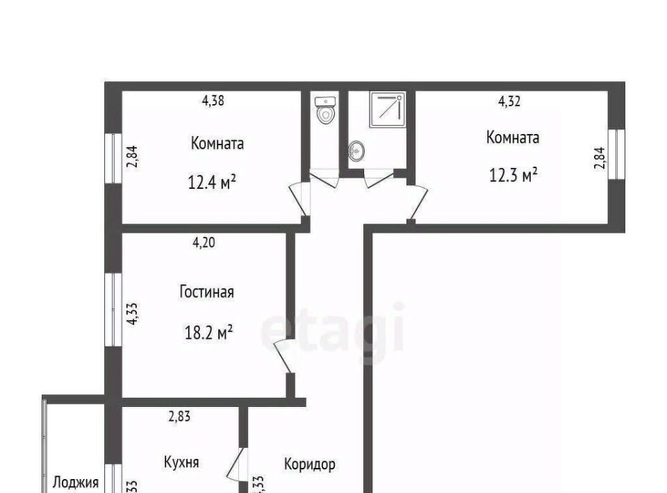 квартира г Омск р-н Октябрьский ул 7-я Линия 190 фото 2