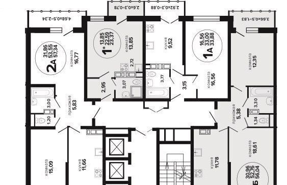 квартира г Краснодар р-н Прикубанский ул Российская 257/7 фото 2