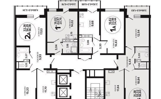квартира г Краснодар р-н Прикубанский ул Российская 257/7 фото 2