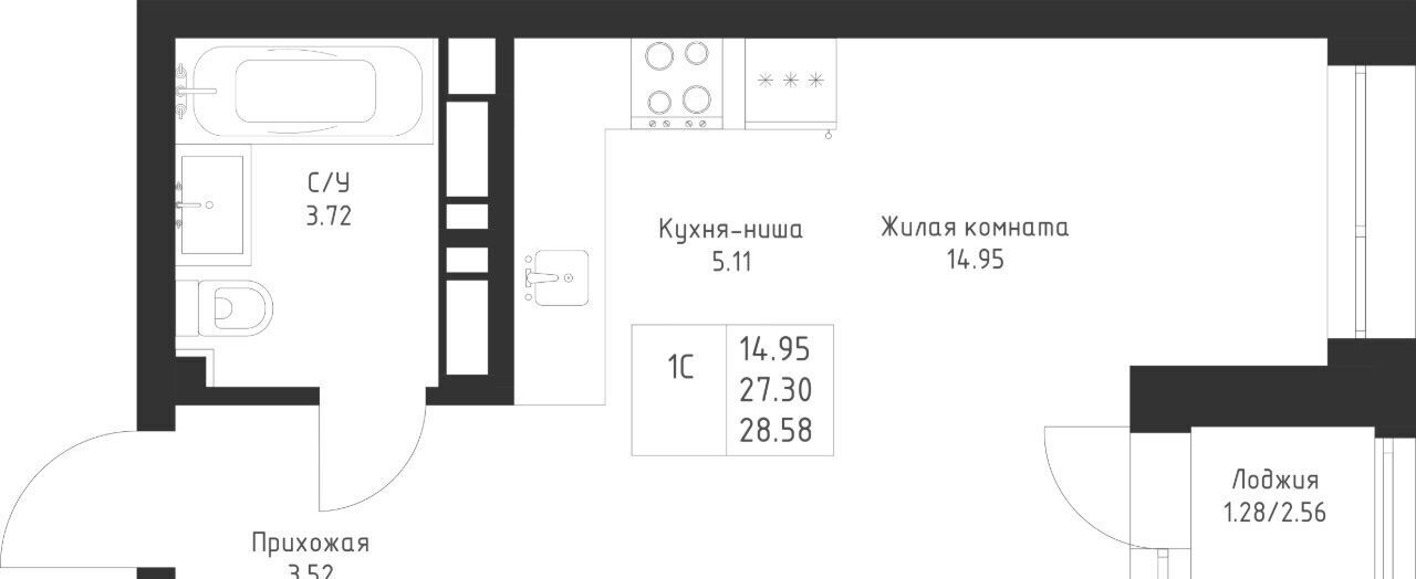 квартира г Казань метро Горки Седьмое Небо жилрайон фото 1