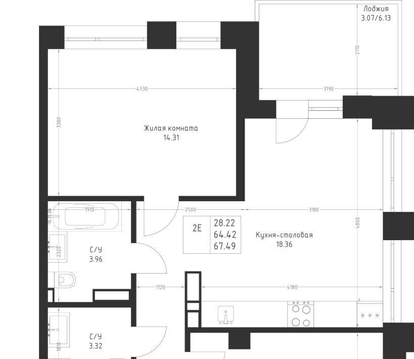 квартира г Казань метро Горки р-н Советский Седьмое Небо жилрайон фото 2
