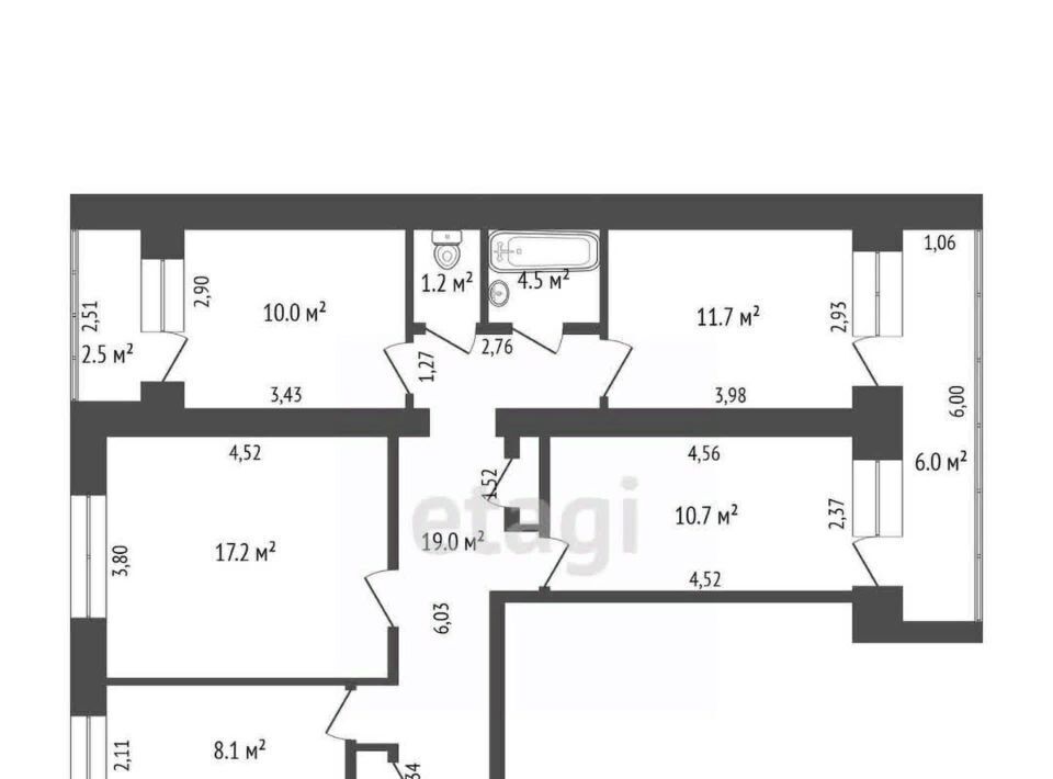 квартира г Стерлитамак ул Коммунистическая 73 фото 2