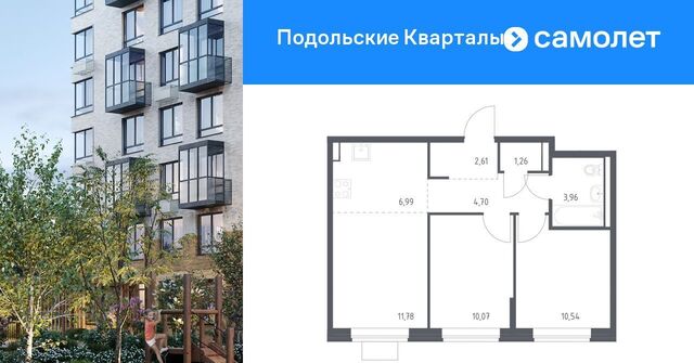 ЖК «Подольские кварталы» метро Бунинская аллея № 103 кв-л, к 4 фото