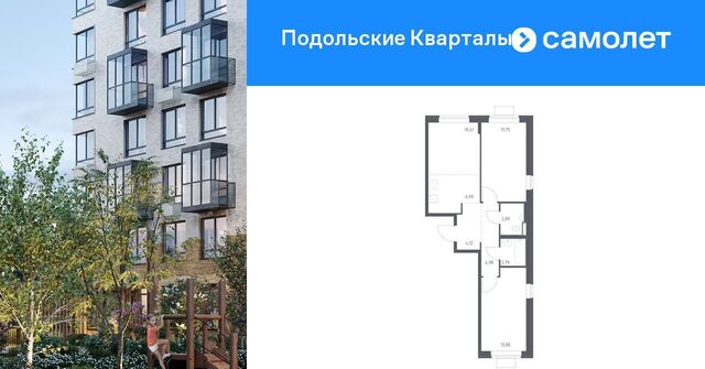 ЖК «Подольские кварталы» метро Бунинская аллея № 103 кв-л, к 4 фото