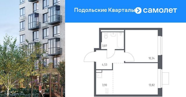 ЖК «Подольские кварталы» метро Бунинская аллея № 103 кв-л, к 4 фото