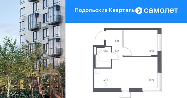 ЖК «Подольские кварталы» метро Бунинская аллея № 103 кв-л, к 4 фото