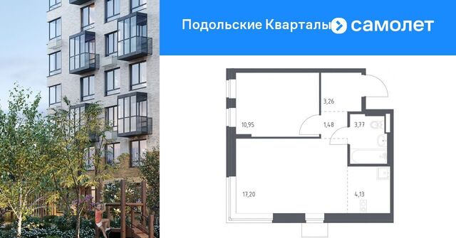 ЖК «Подольские кварталы» метро Бунинская аллея № 103 кв-л, к 4 фото
